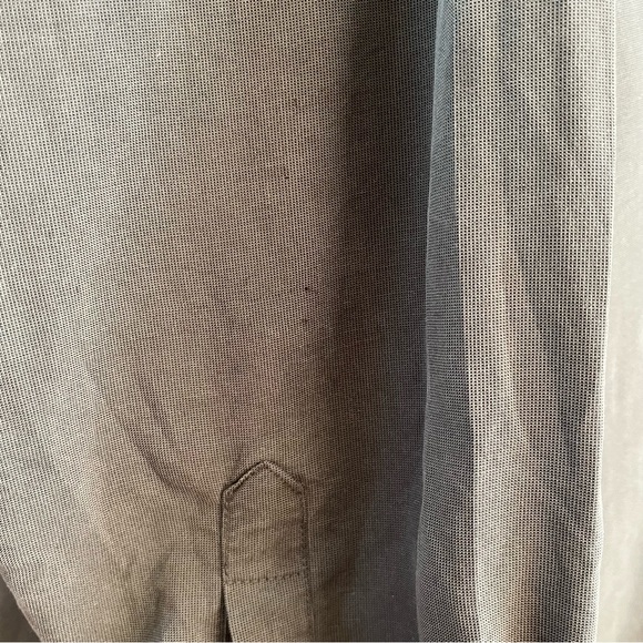 Haggar Mens Button Up Long Sleeve Shirt Green Sz XL - Picture 10 of 16